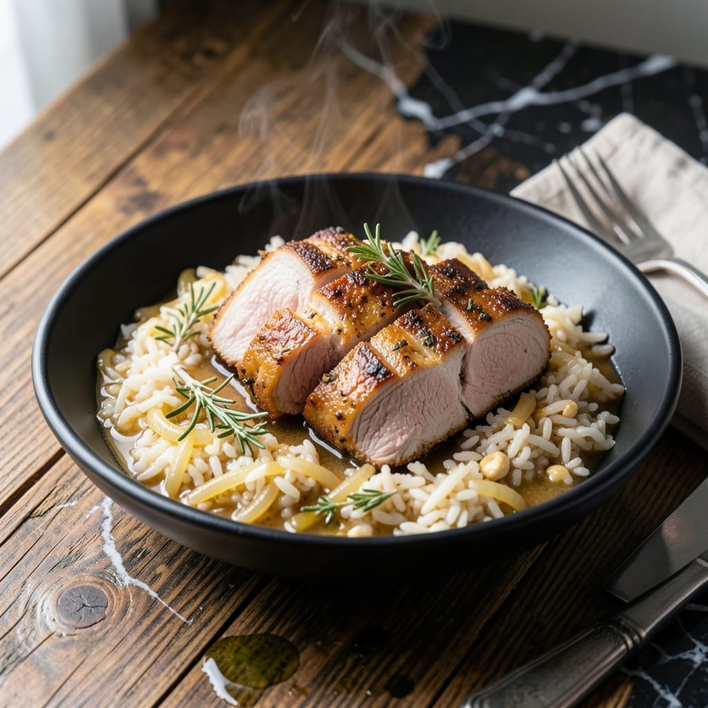 Pork Loin and Rice Crock Pot Recipe: Hands-Off Savory Meal