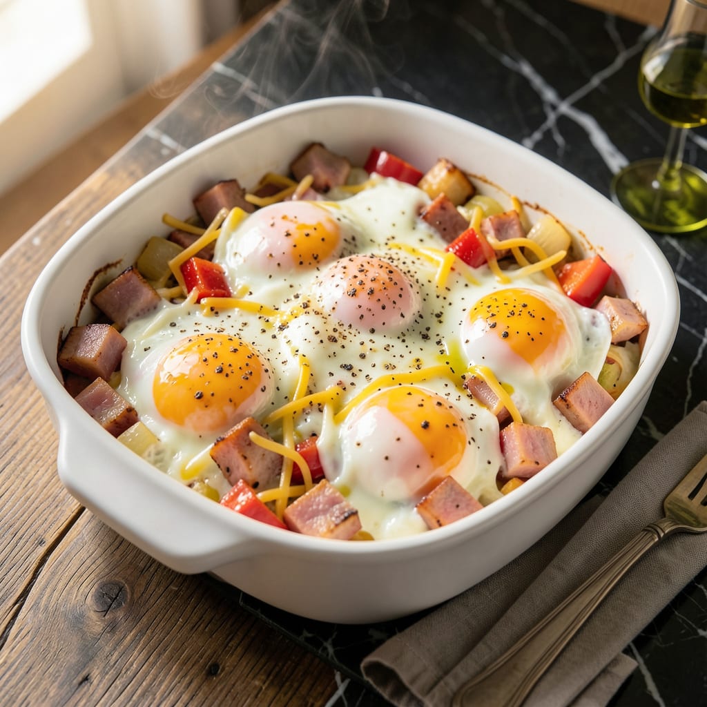Complete Egg Pot Recipe: Simple Baked Breakfast in One Dish overview image