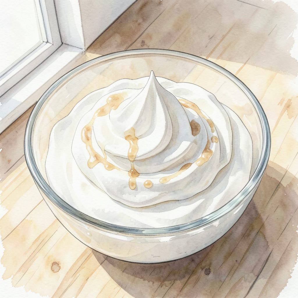 Complete Egg White Whipped Cream Recipe: Light & Airy Dessert Topping overview image