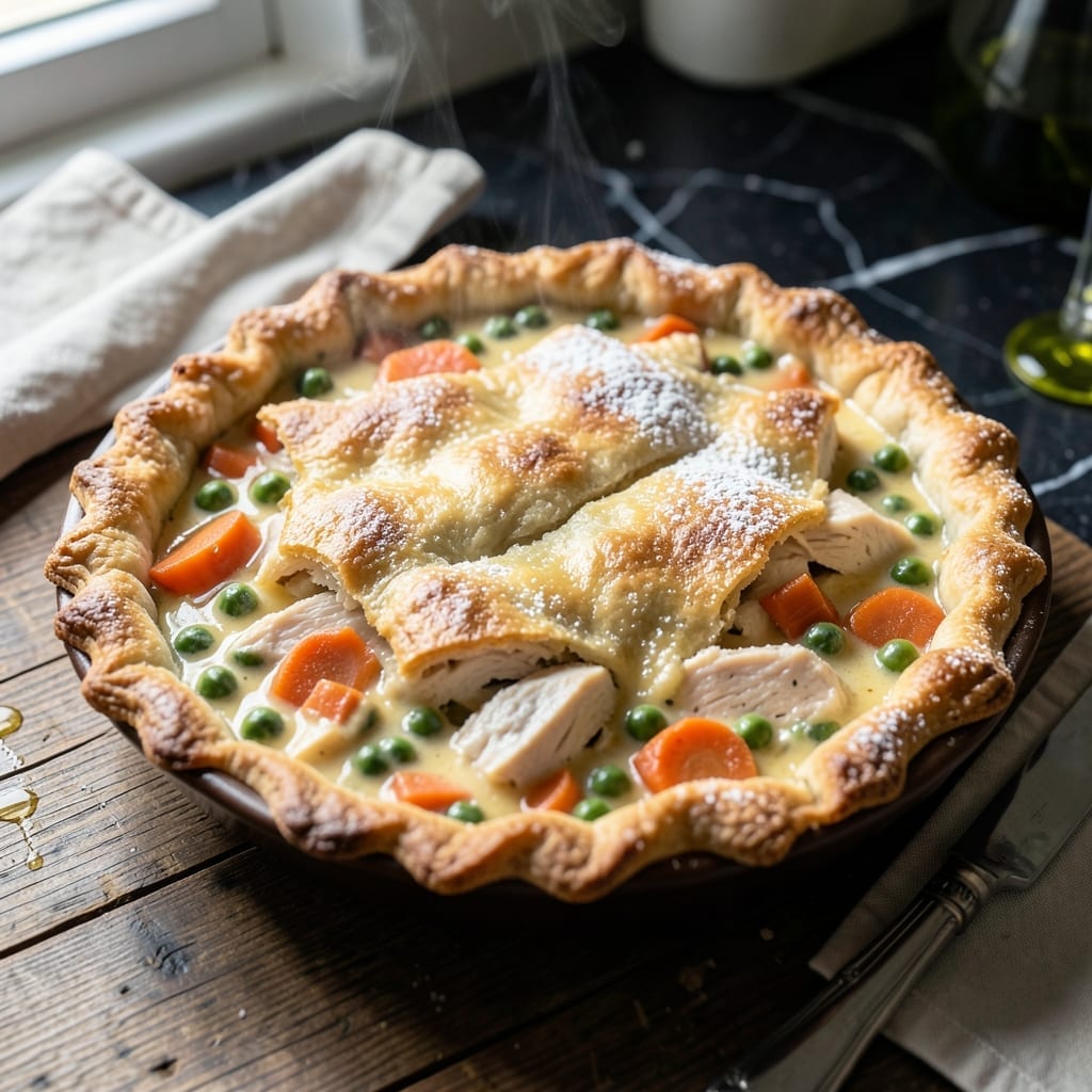 Homemade Chicken Pot Pie Recipe With Homemade Crust: From-Scratch Savory Delight
