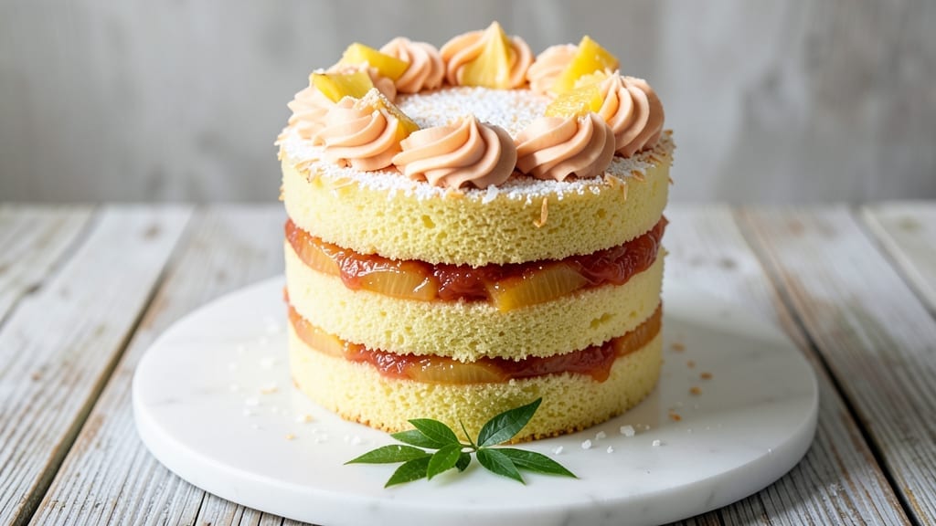 3 Layer Pineapple Cake Recipe: Tropical Layers With Cream Cheese Frosting Bliss
