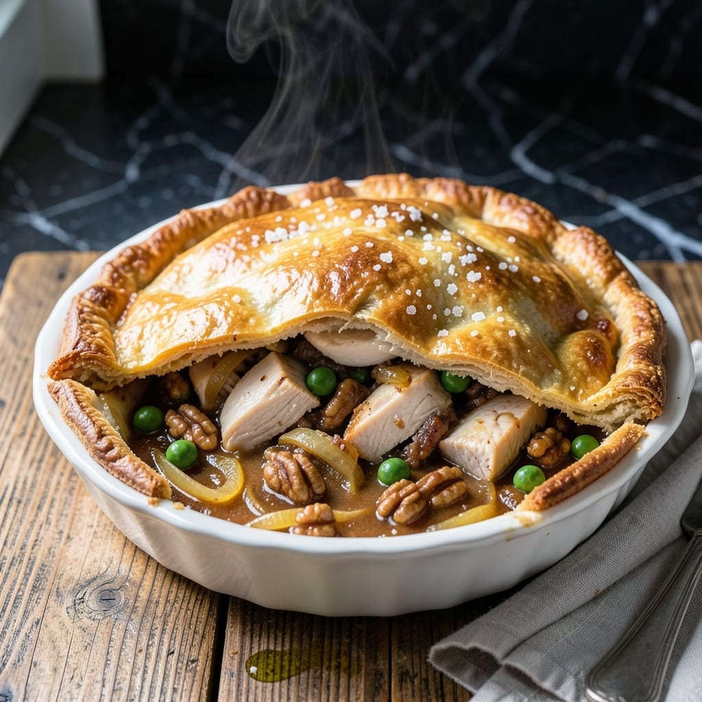 Walnut Room Chicken Pot Pie Recipe: Flaky Crust With Savory Herb Filling