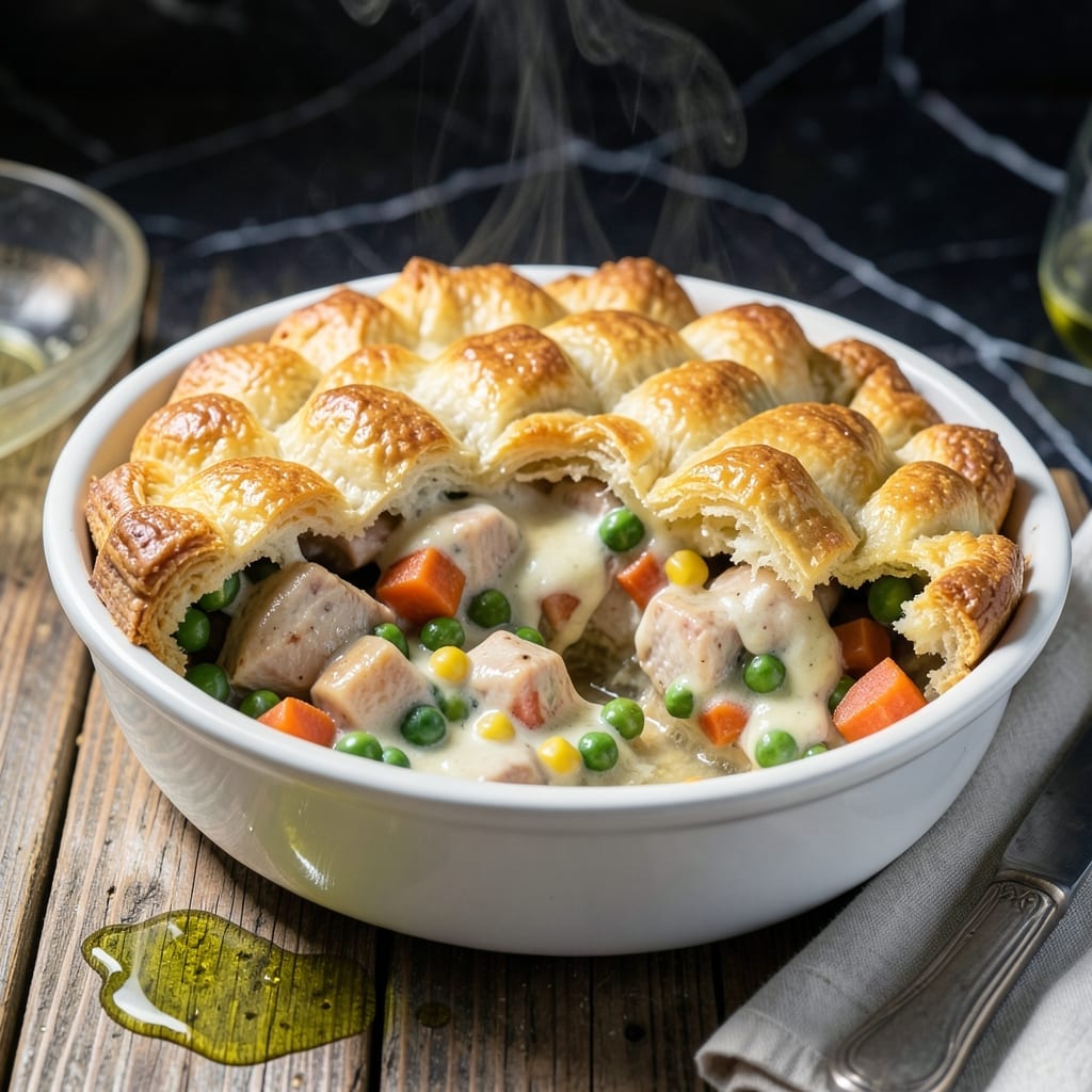 Bubble Up Chicken Pot Pie Recipe: Bisquick Shortcut to Flaky Layers Bubble Up Chicken Pot Pie Recipe: Bisquick Shortcut to Flaky Layers