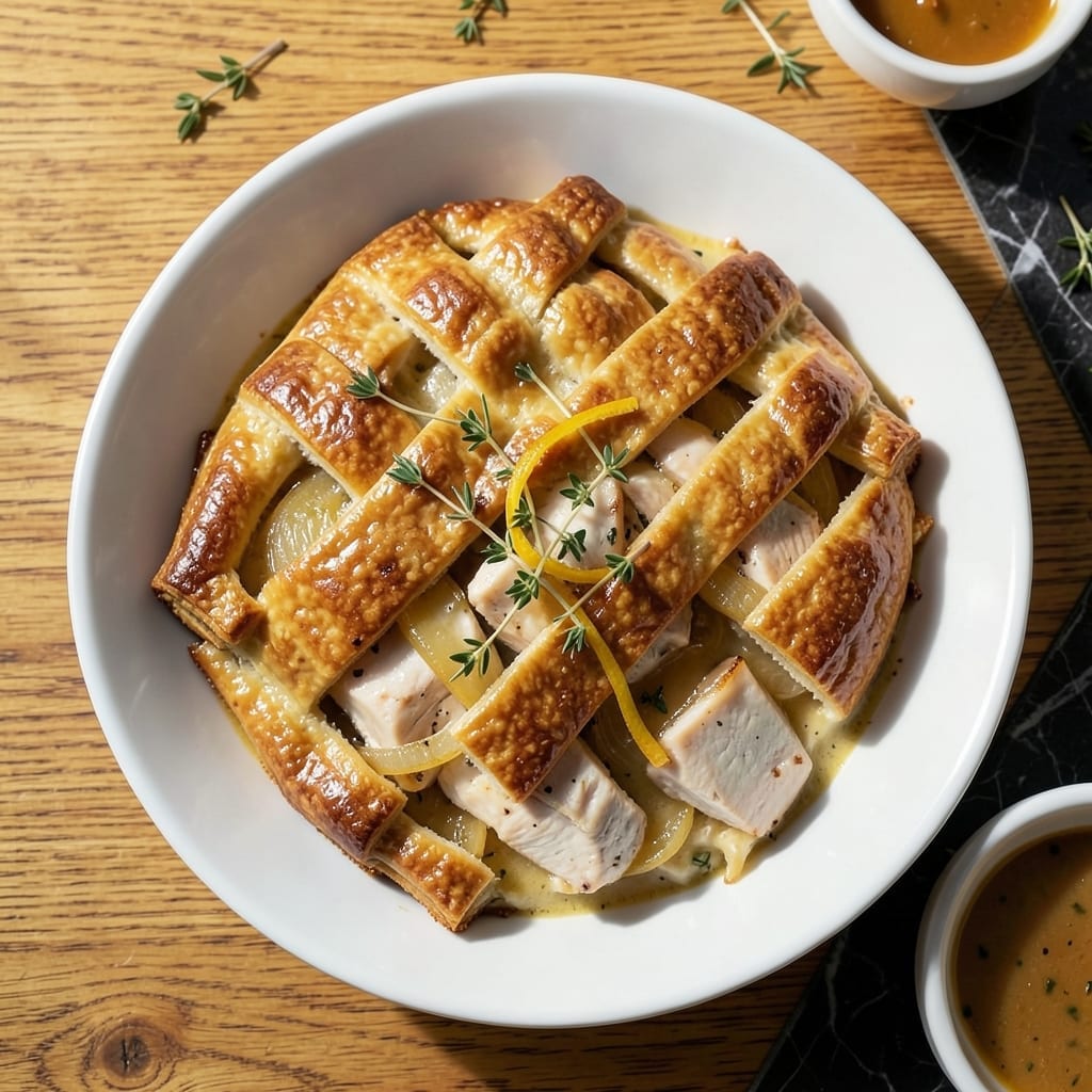 Chicken Pot Pie Recipe Ingredients: Homemade Flaky Pastry With Classic Filling Chicken Pot Pie Recipe Ingredients: Homemade Flaky Pastry With Classic Filling
