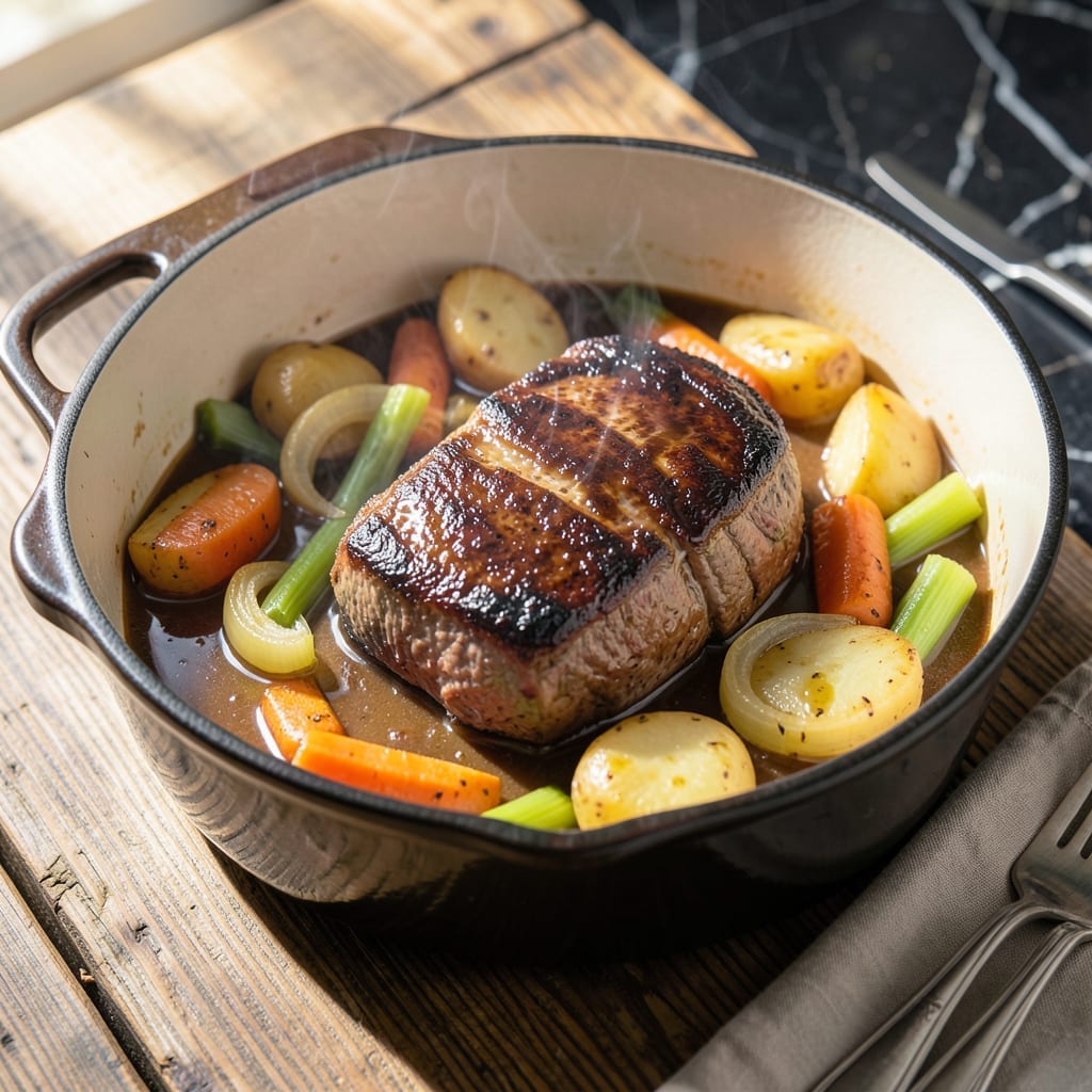 Trader Joe's Pot Roast Recipe: Dutch Oven Sunday Supper Richness Trader Joe's Pot Roast Recipe: Dutch Oven Sunday Supper Richness