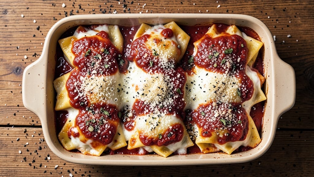 4 Cheese Stuffed Manicotti Recipe: Baked to Bubbly, Gooey Cheese Layers