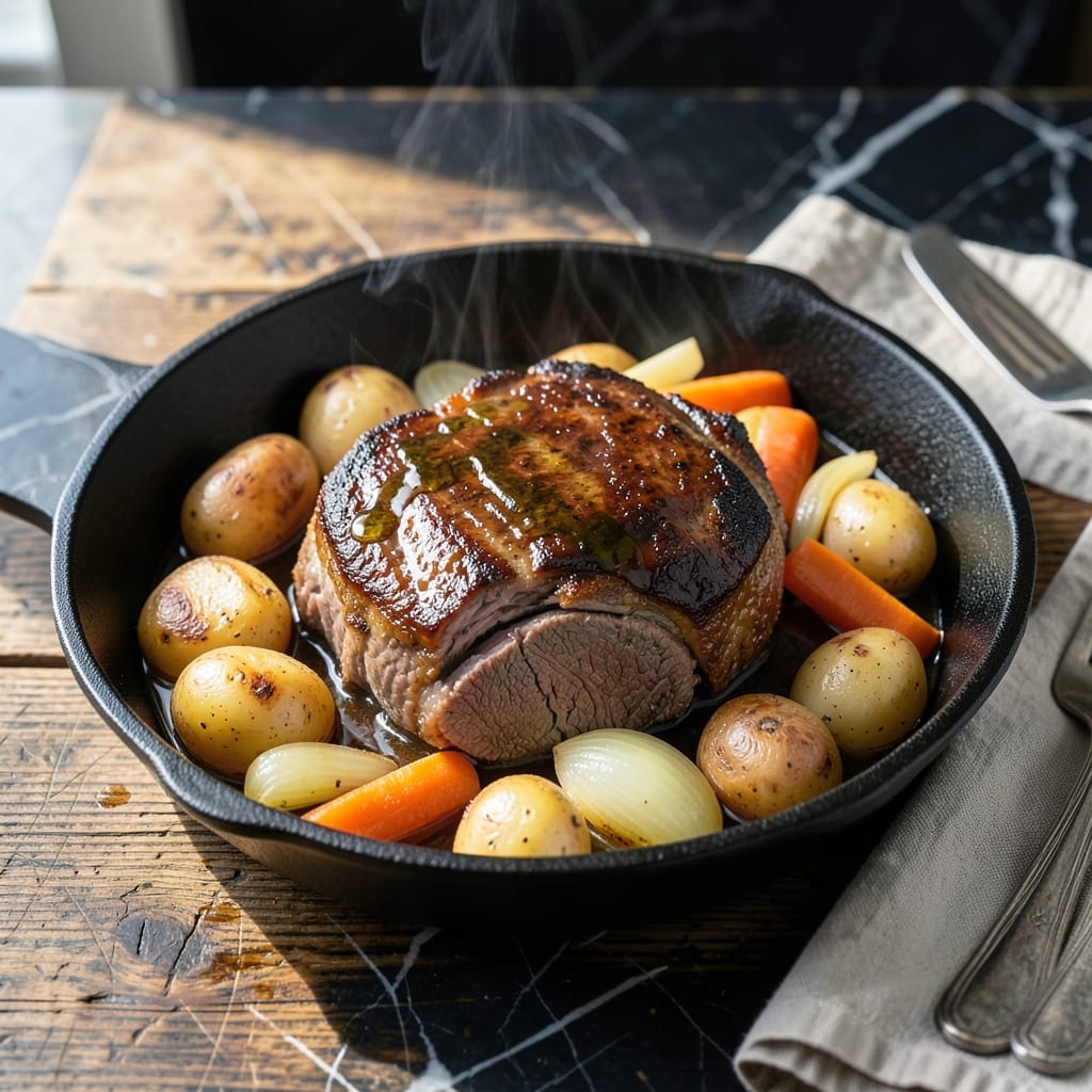 Ninja Air Fryer Pot Roast Recipe: Air-Crisped Tender Beef with Root Vegetables Ninja Air Fryer Pot Roast Recipe: Air-Crisped Tender Beef with Root Vegetables