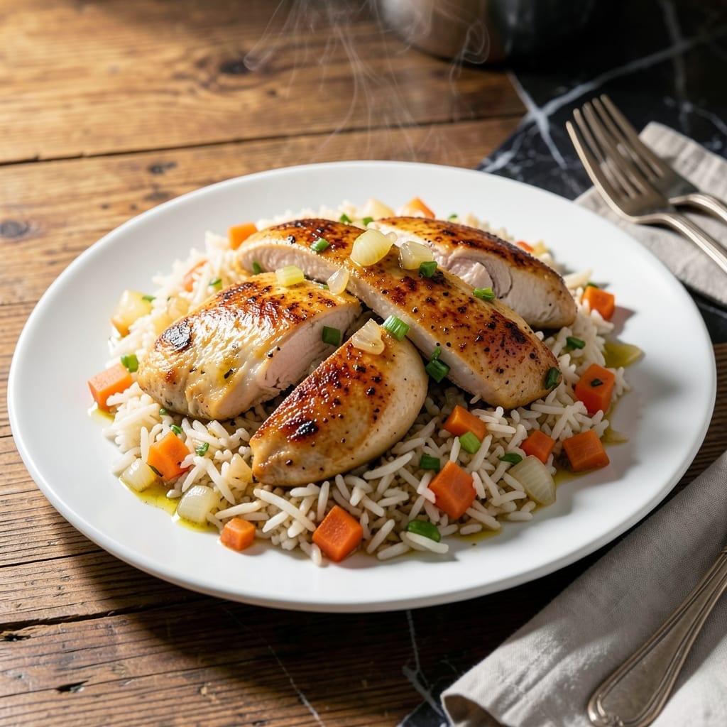Instant Pot Frozen Chicken and Rice Recipe: Pressure-Cooked Meal in One Pot