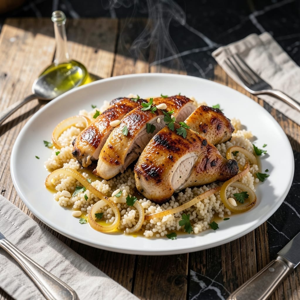 Chicken and Couscous Instant Pot Recipe: Hands-Off Mediterranean Meal