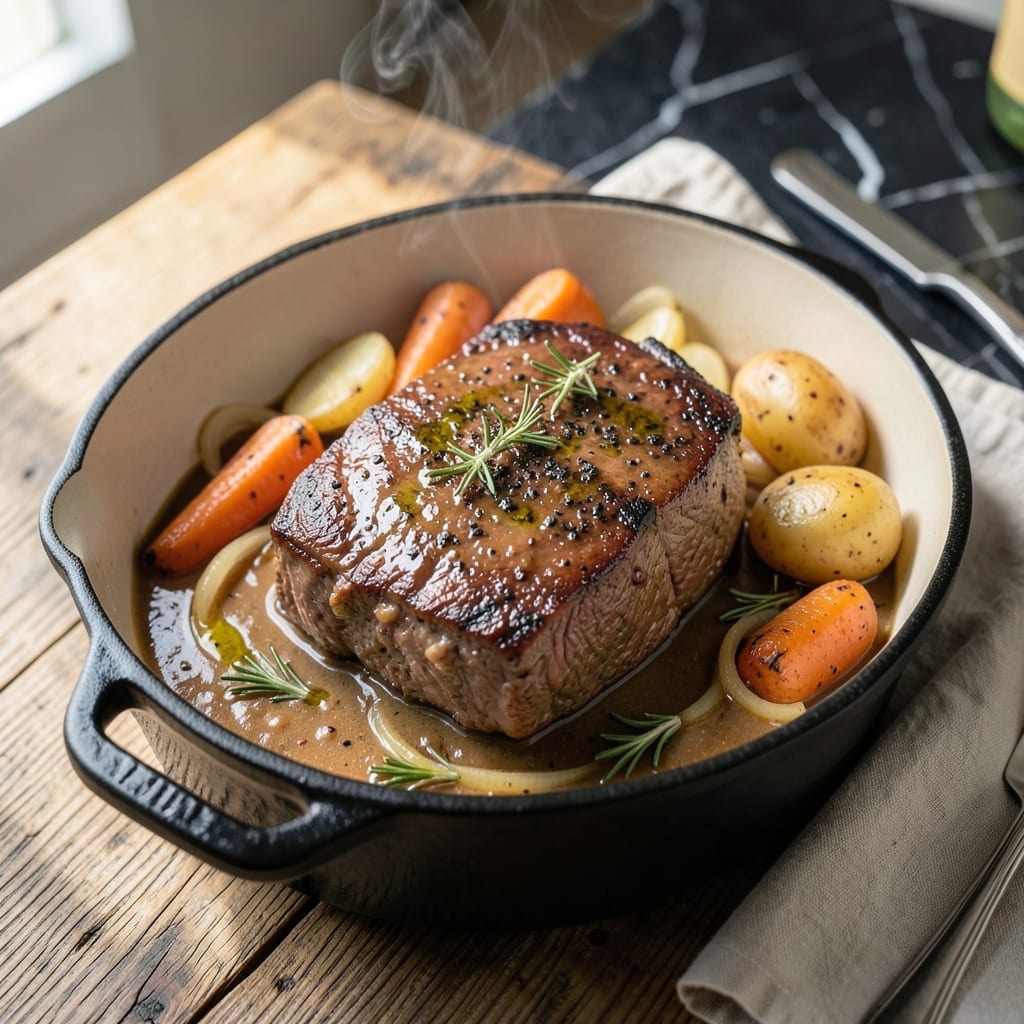 Beef Chuck Pot Roast Recipe: Dutch Oven Braised to Fork-Tender Richness