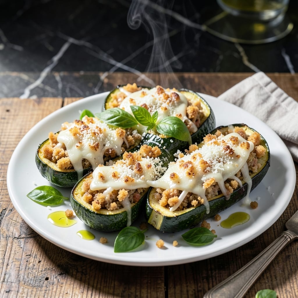 Stuffed Zucchini Crock Pot Recipe: Set It and Forget It Savory Bites