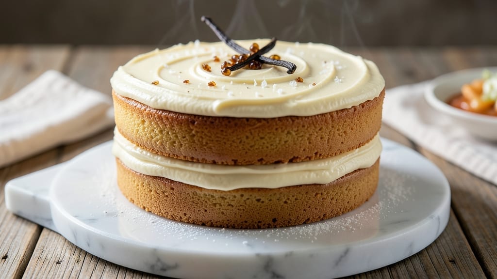 3 Layer 6 Inch Vanilla Cake Recipe: Vanilla Bean Swirls and Pillowy Frosting Bliss