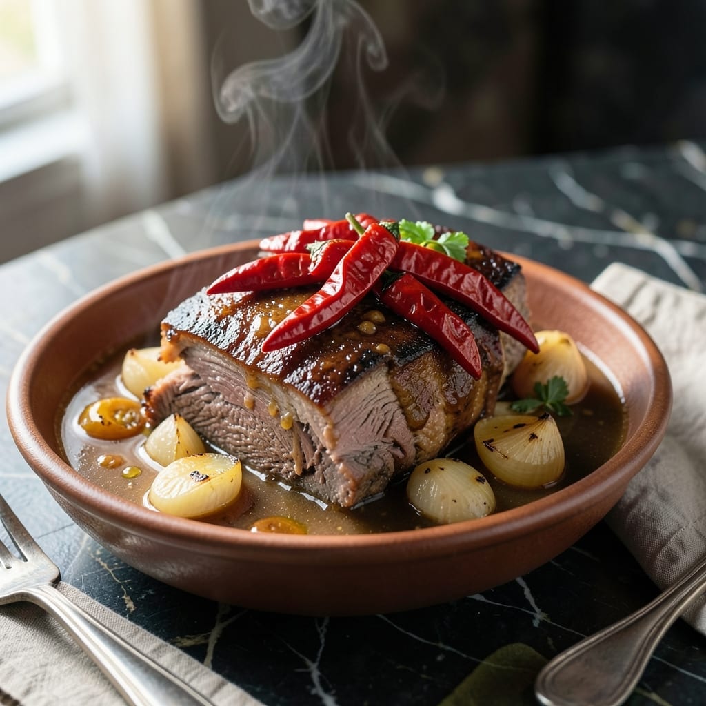 Recipe For Crock Pot Roast With Pepperoncini: Zesty Slow-Cooked Tenderness