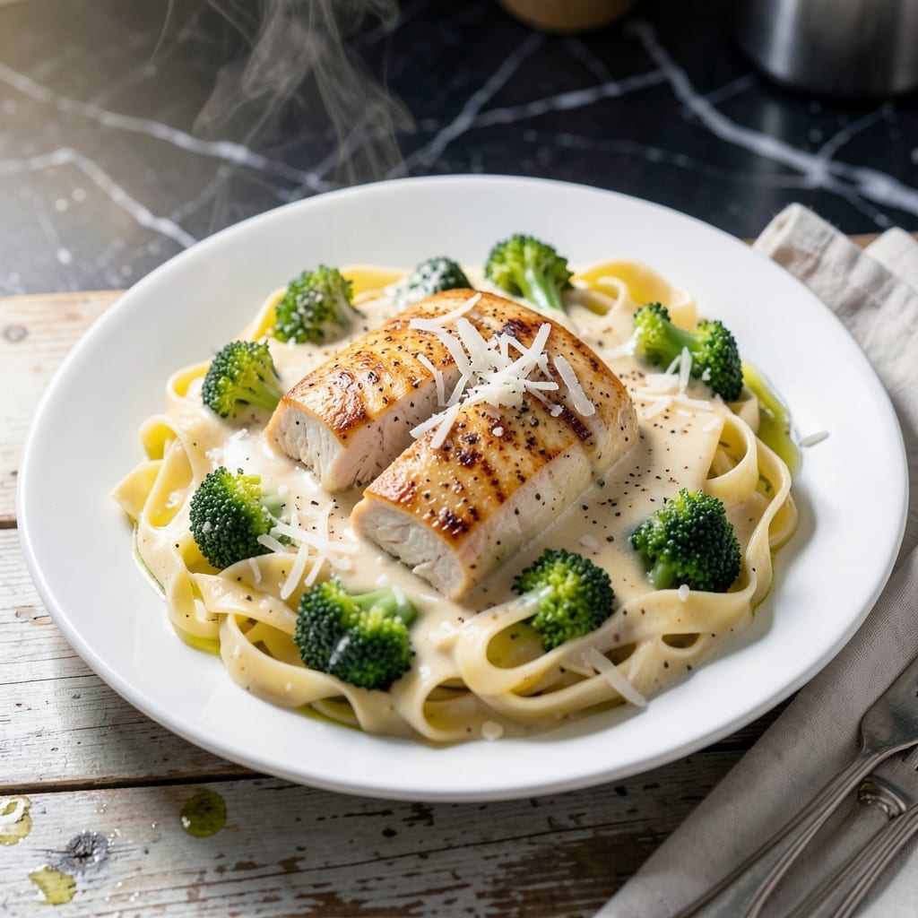 Chicken and Broccoli Alfredo Crock Pot Recipe: Slow-Cooked Creamy Pasta with Veggies Chicken and Broccoli Alfredo Crock Pot Recipe: Slow-Cooked Creamy Pasta with Veggies