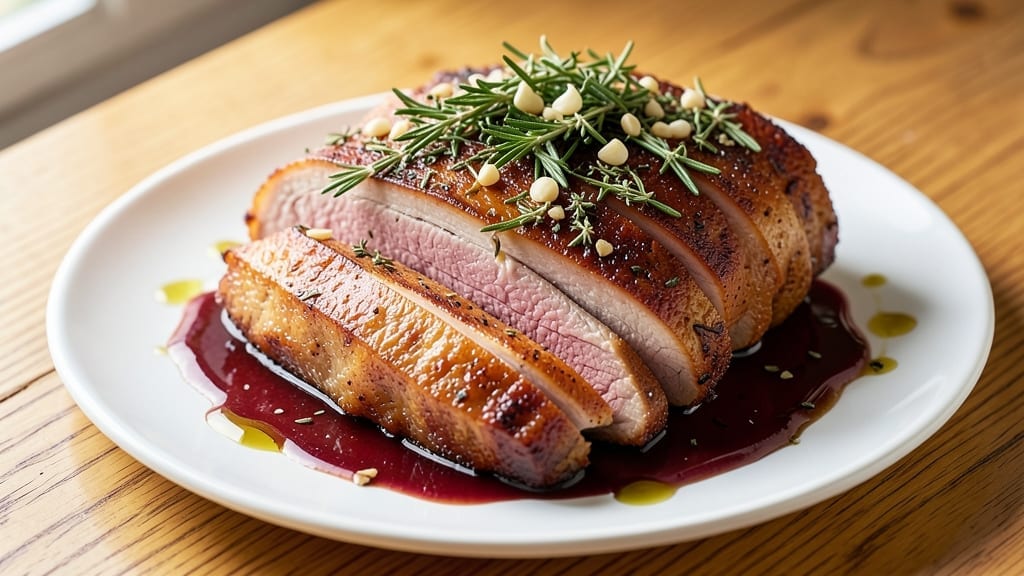 2 Lb Boneless Pork Loin Roast Recipe: Herb-Crusted, Juicy Pink Core in One Pan