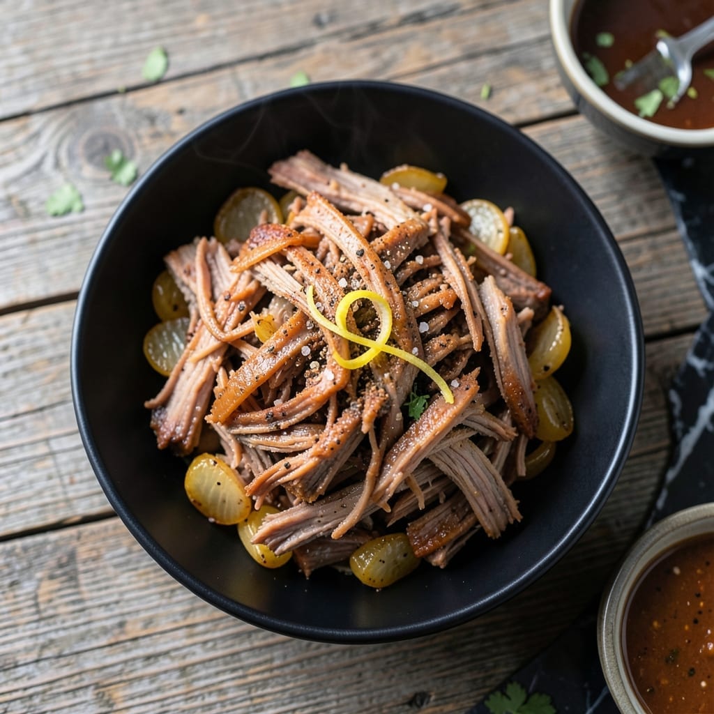 Plain Pulled Pork Crock Pot Recipe: Fall-Off-The-Bone With Minimal Effort Plain Pulled Pork Crock Pot Recipe: Fall-Off-The-Bone With Minimal Effort