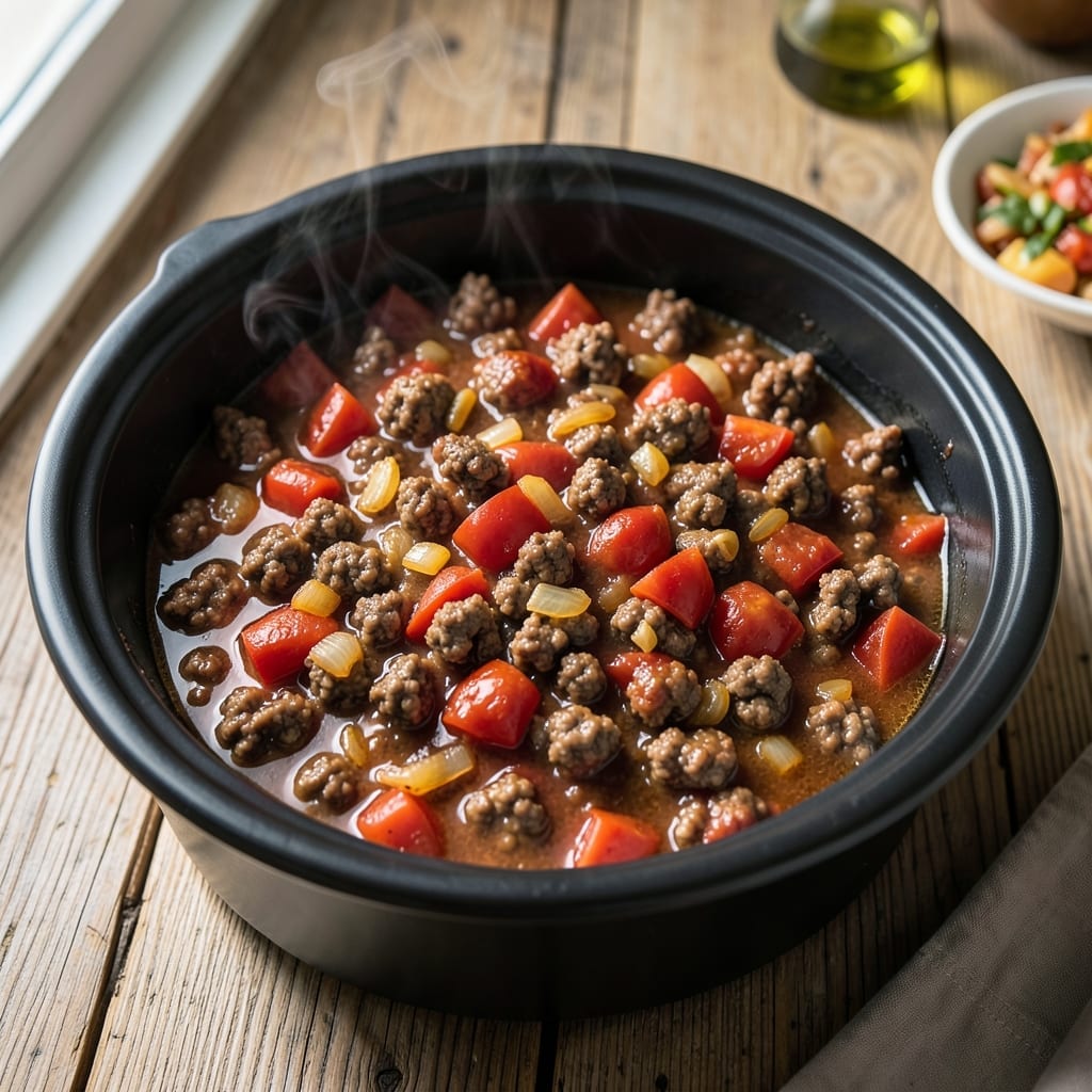 Crock Pot Recipe With Hamburger Meat: Hands-Off Weeknight Savory Feast