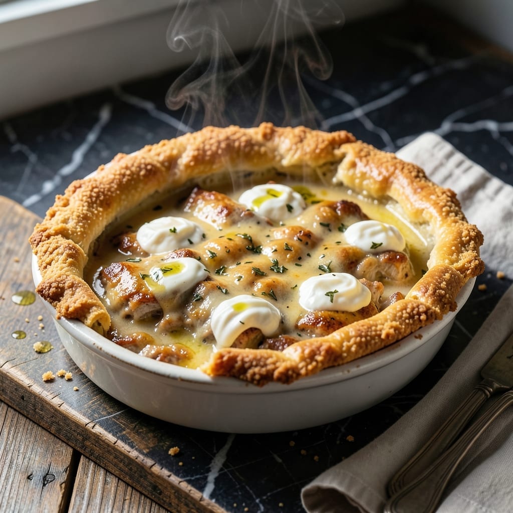 Keto Turkey Pot Pie Recipe: Low-Carb Comfort With Flaky Almond Crust Keto Turkey Pot Pie Recipe: Low-Carb Comfort With Flaky Almond Crust