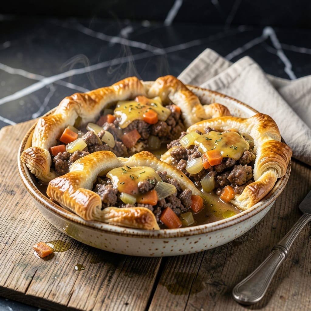 Mini Beef Pot Pie Recipe: Individual Portions With Buttery Crust