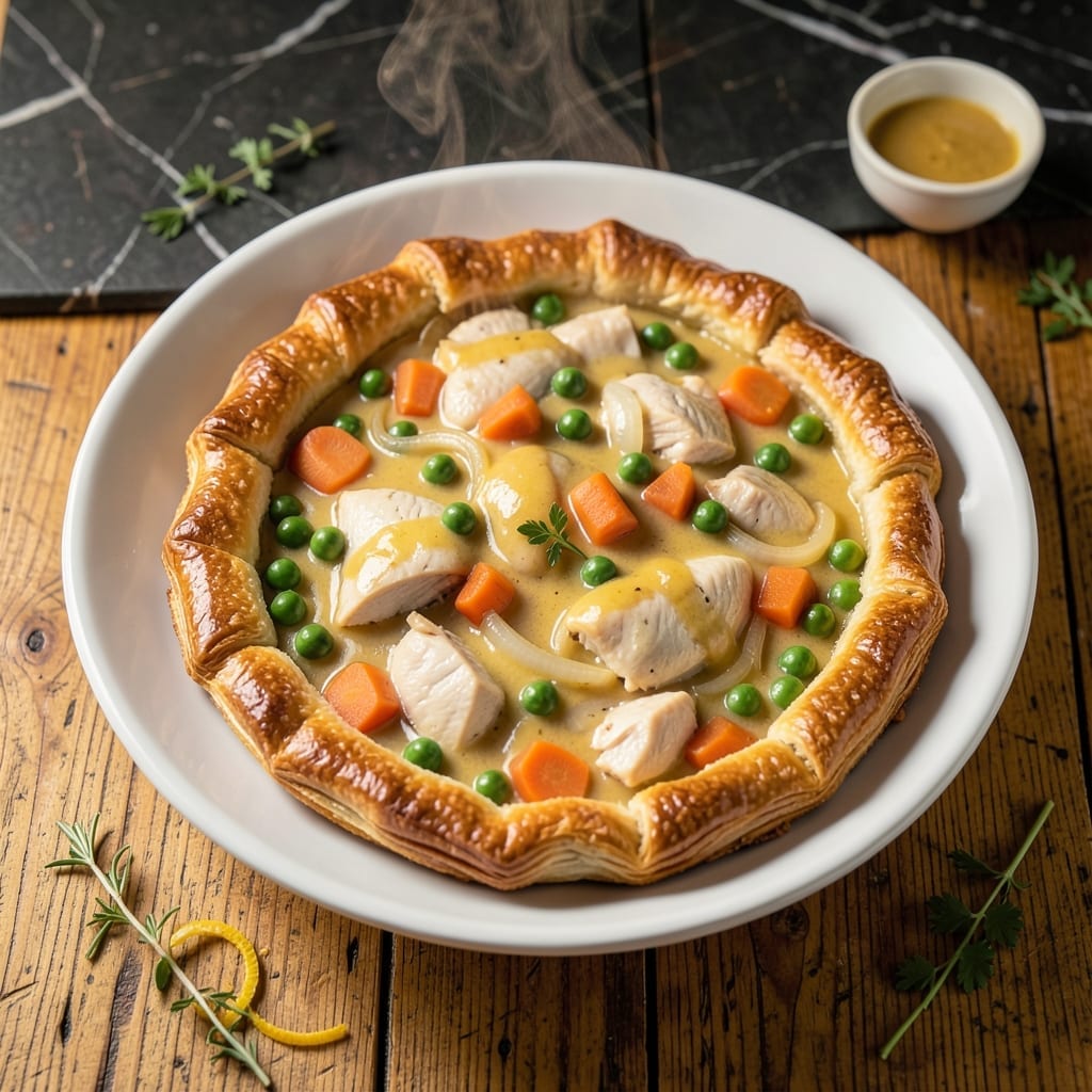 Chicken Pot Pie Recipe With Fresh Vegetables: Homemade Comfort With Flaky Crust