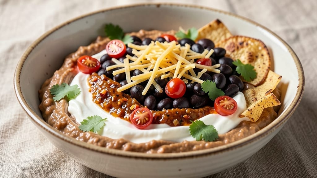 7 Layer Bean Dip Recipe With Cream Cheese: Creamy, Crunchy, Crowd-Pleasing Fiesta Dip