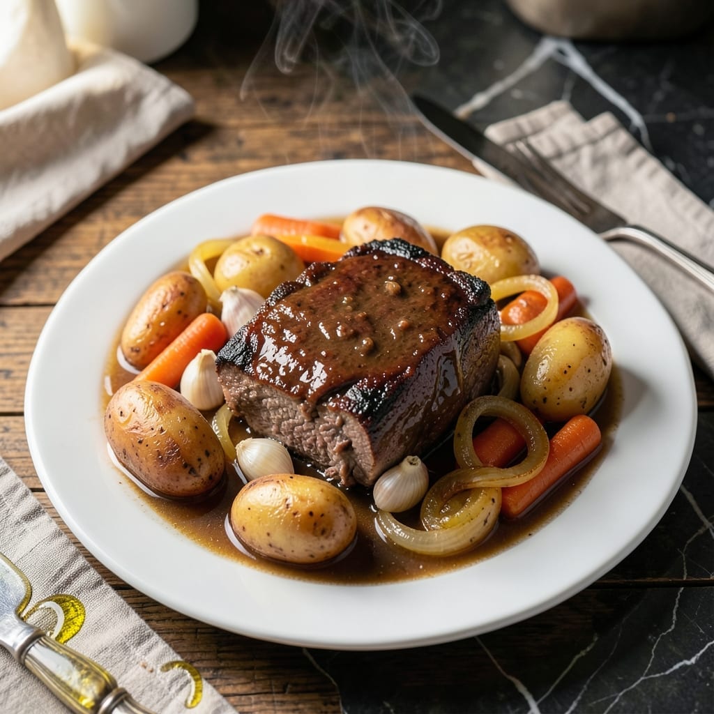 Pot Roast Crock Pot Recipe Beef Broth: Slow-Cooked Melting Tenderness