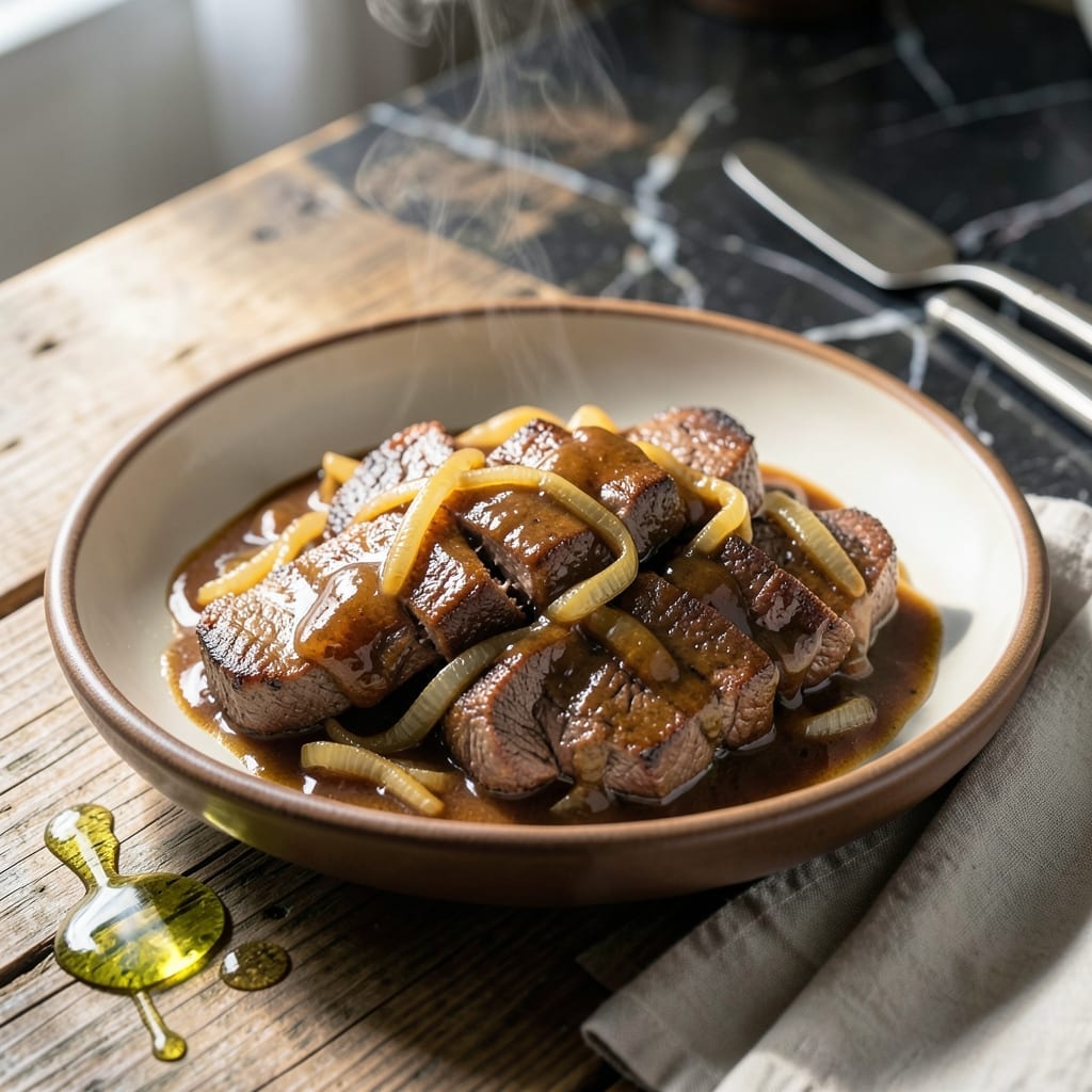 Swiss Steak Recipe Crock Pot With Gravy: Slow-Cooked Beef in Rich Sauce