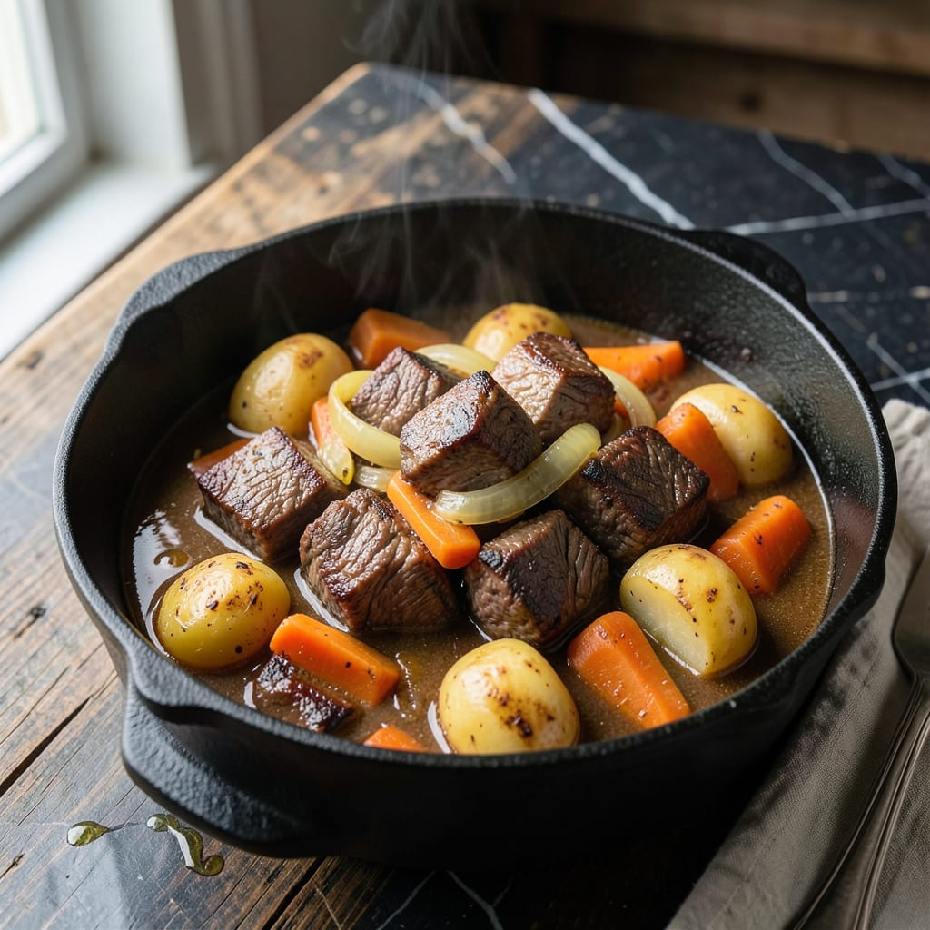 Visual representation of farmers pot recipe