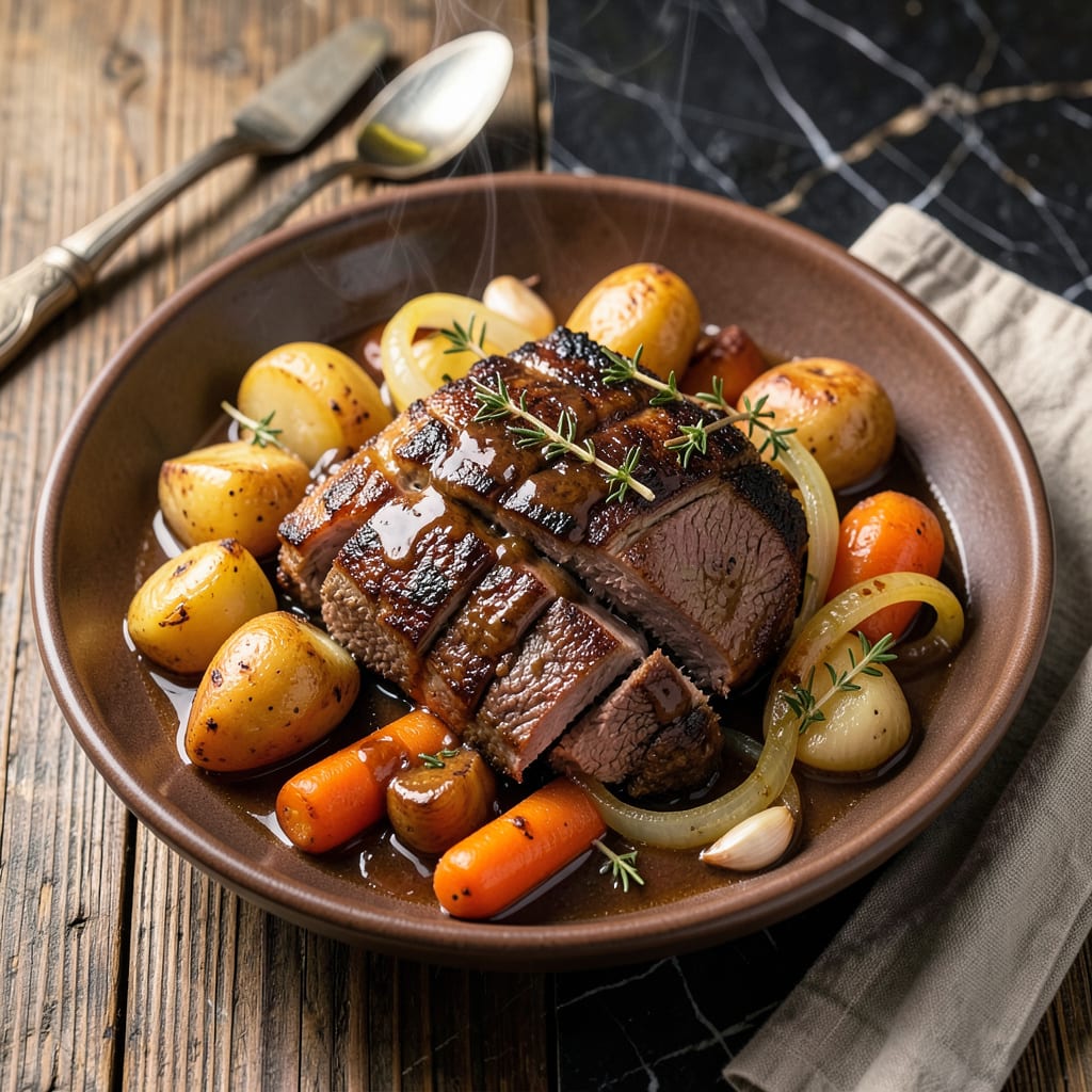 Comprehensive Fast Pot Roast Recipe Crock Pot: All Day Savory Simmer With Root Vegetables visual reference