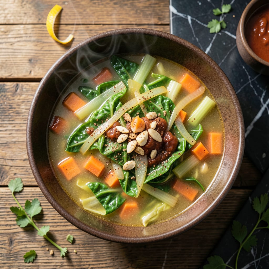 Fat Burning Cabbage Soup Recipe Weight Loss: Zero Oil Broth With Metabolism Boost example with annotations