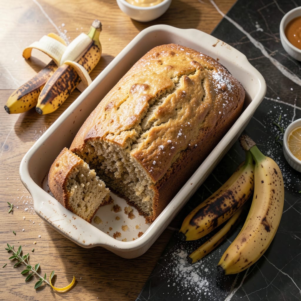 Comprehensive Fat Free Banana Loaf Recipe: Naturally Sweet and Moist Crumb visual reference