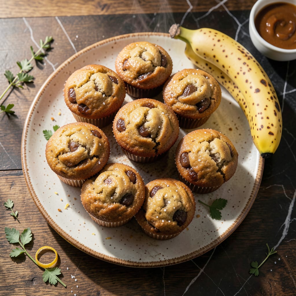 Complete Fat Free Banana Muffins Recipe: Naturally Sweet Morning Bites overview image