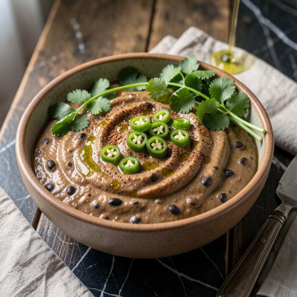 Fat Free Black Bean Dip Recipe: Bold Southwestern Flavor Without Compromise illustration with key details