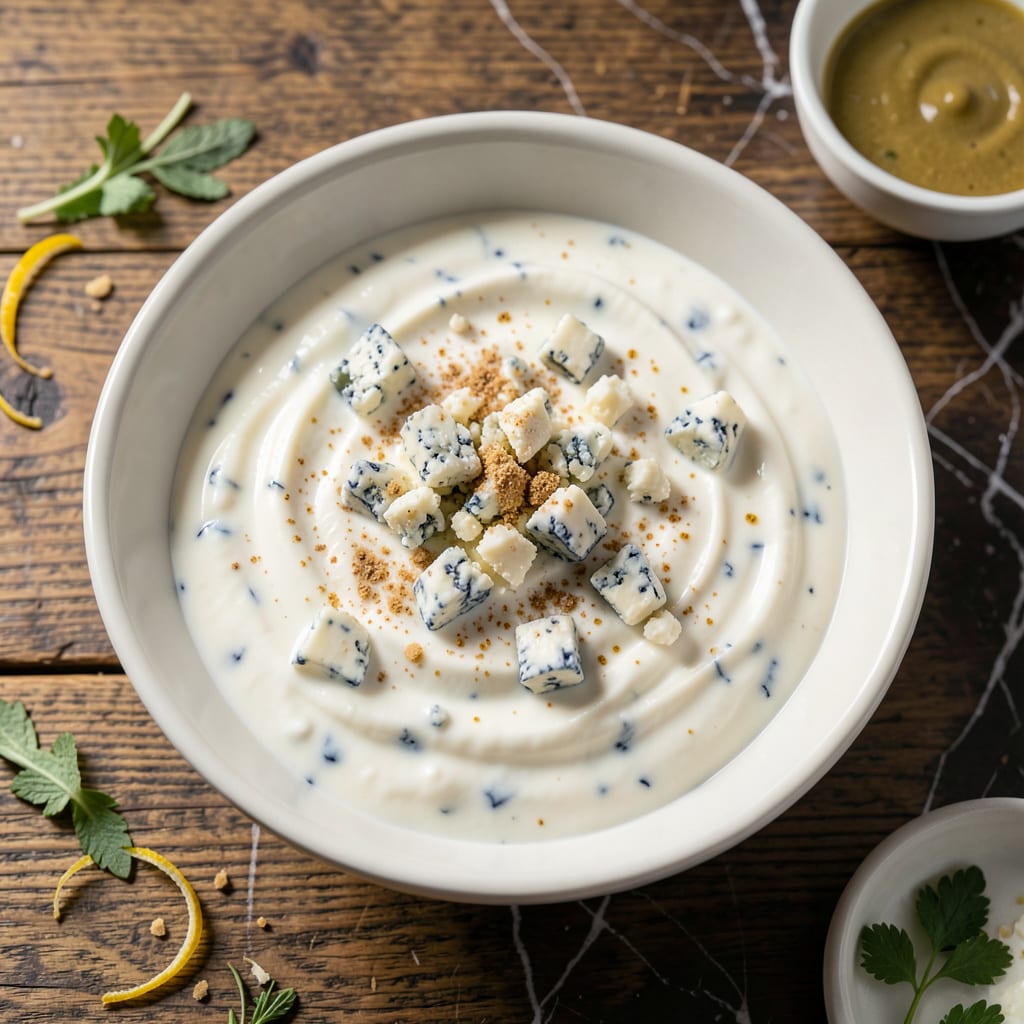 Comprehensive Fat Free Blue Cheese Dressing Recipe: Buttermilk Based Creaminess visual reference