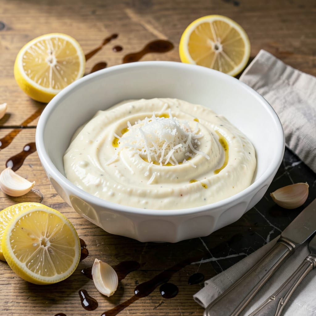 Complete fat free caesar dressing recipe overview image