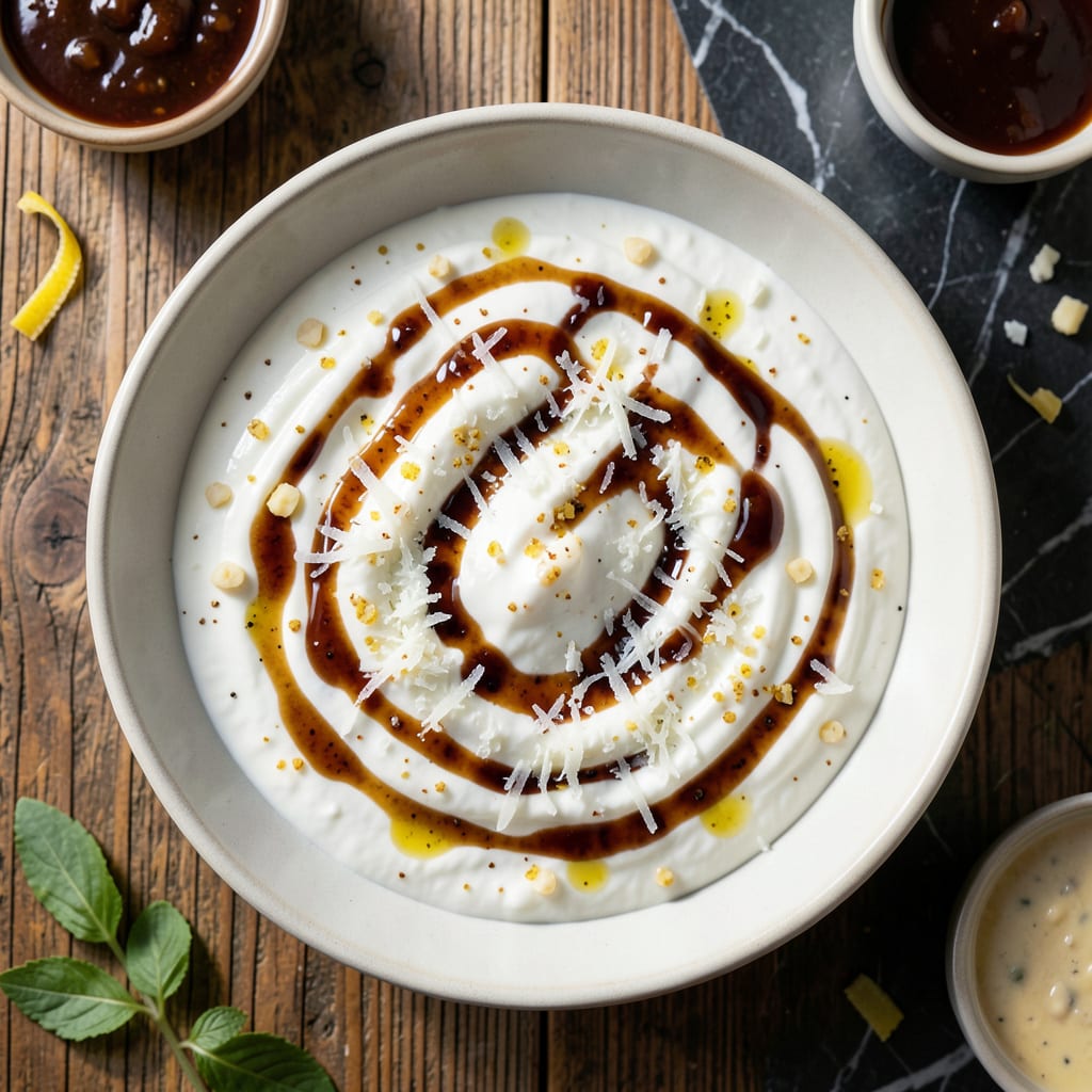 Fat Free Caesar Salad Dressing Recipe: Tangy Parmesan Flavor Without The Oil example with annotations