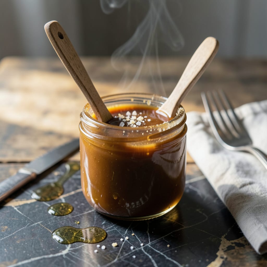 Fat Free Caramel Sauce Recipe: Decadent Sweetness Without the Guilt example with annotations