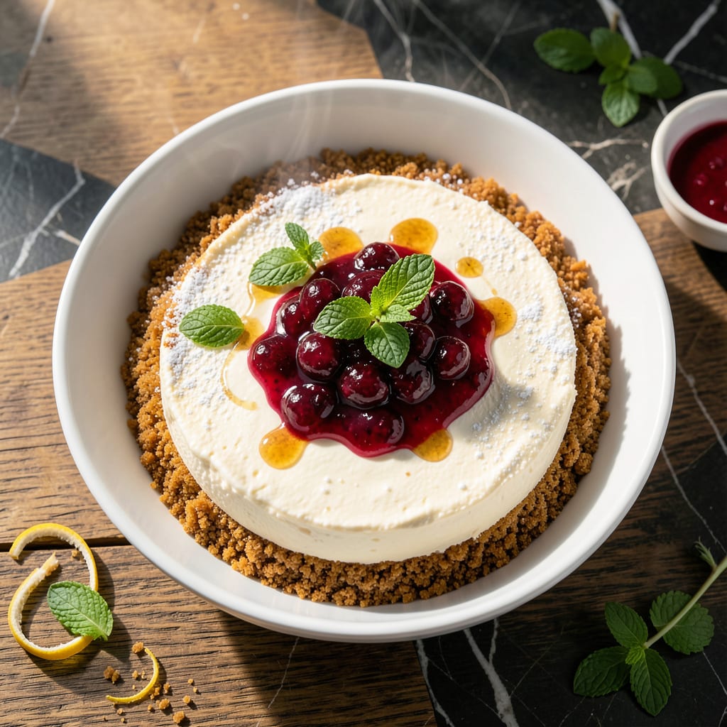 Comprehensive fat free cheesecake recipe visual reference