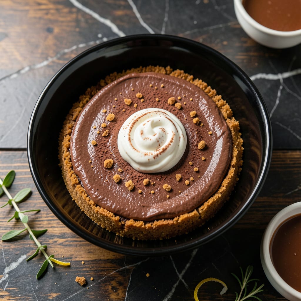 Fat Free Chocolate Cheesecake Recipe: Decadent Indulgence Without the Guilt example with annotations
