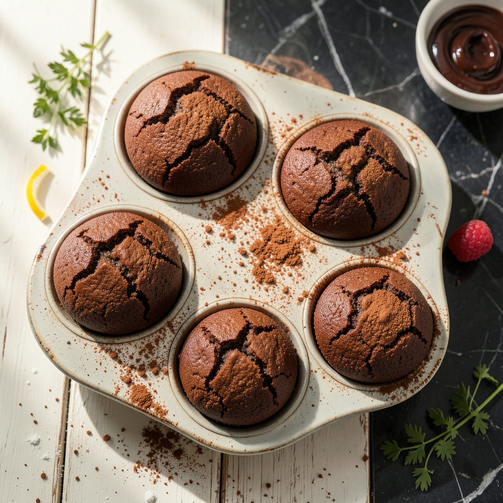 Complete Fat Free Chocolate Muffin Recipe: Rich Cocoa Flavor Without the Butter overview image