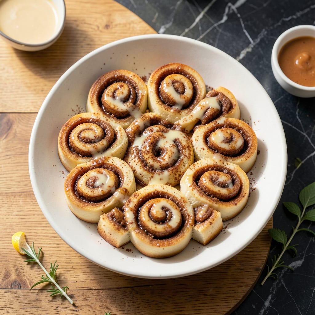 Comprehensive Fat Free Cinnamon Roll Recipe: Fluffy Swirls Without the Guilt visual reference