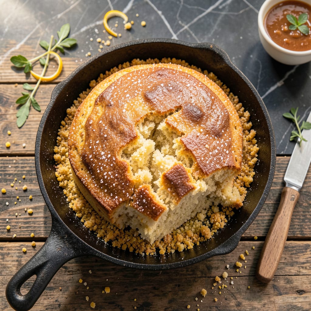 Complete Fat Free Cornbread Recipe: Fluffy Texture Without the Butter overview image