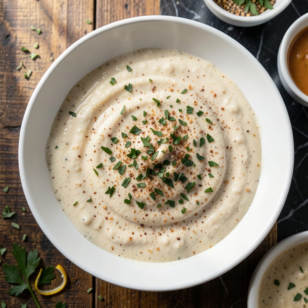 fat free country gravy recipe example with annotations