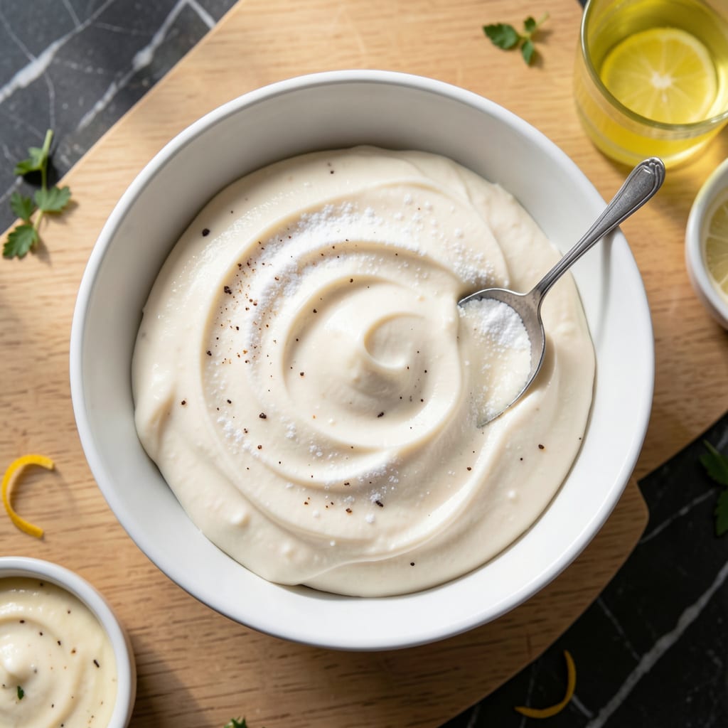 Visual representation of Fat Free Cream Cheese Icing Recipe: Smooth and Spreadable Without the Fat