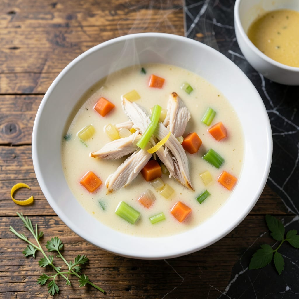 Fat Free Cream of Chicken Soup Recipe: Rich Flavor Without the Dairy example with annotations