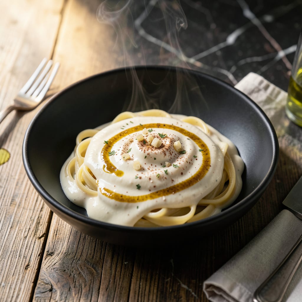 Fat Free Cream Sauce Recipe: Silky Smooth Guilt Free Indulgence illustration with key details