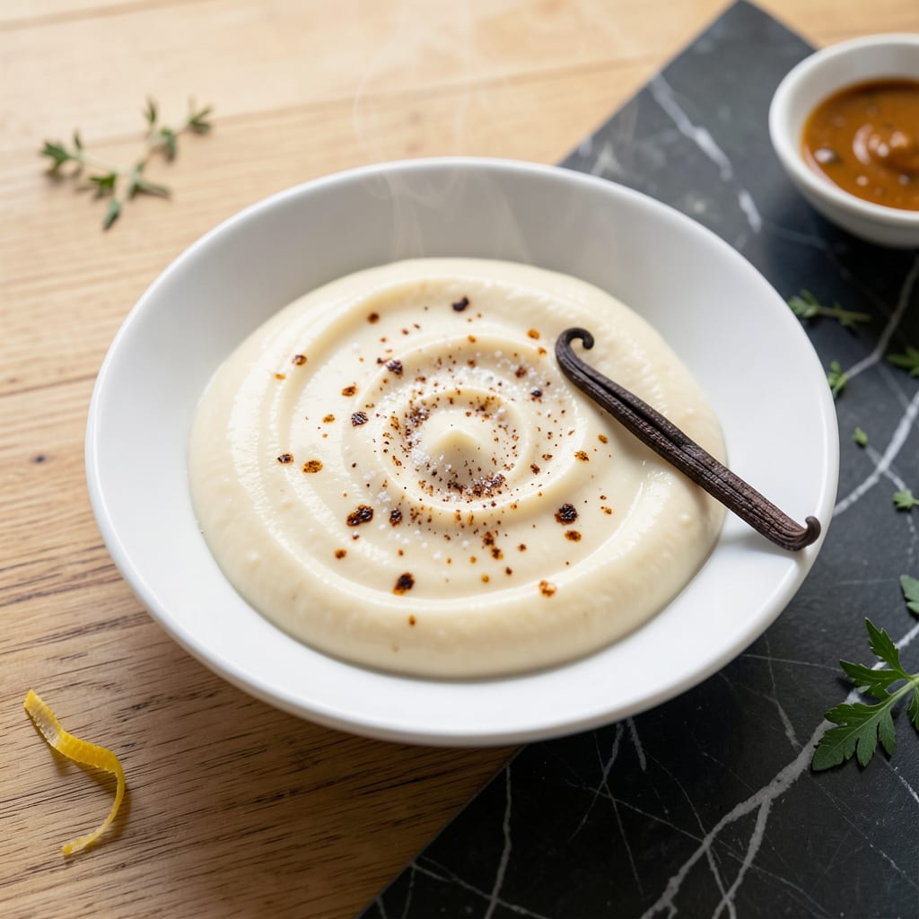 Fat Free Custard Recipe: Silky Smooth Egg Based Delight example with annotations