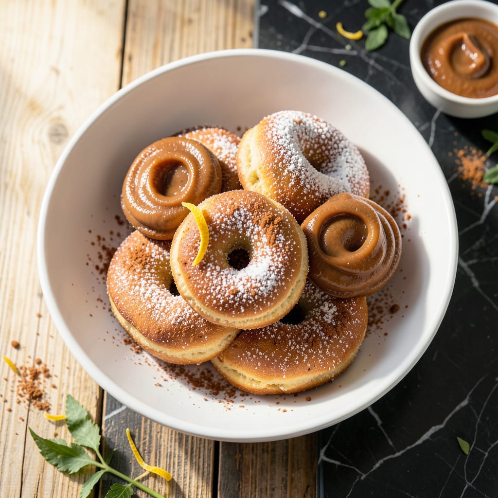 Visual representation of Fat Free Donut Recipe: Baked Cinnamon Sugar Perfection