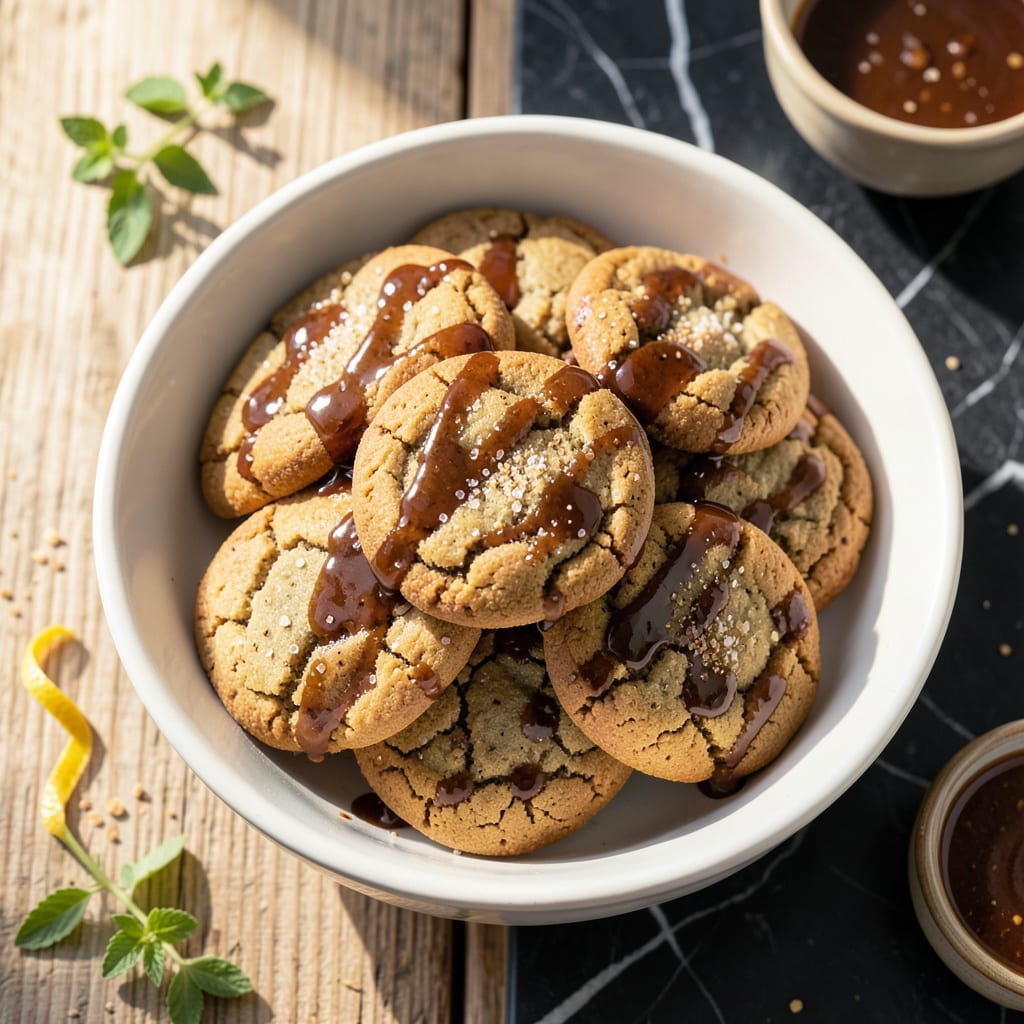 Fat Free Ginger Cookie Recipe: Spiced Sweetness Without the Butter example with annotations