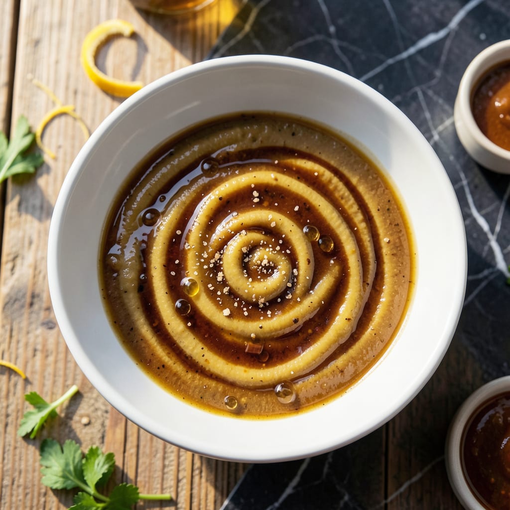 Visual representation of Fat Free Honey Dijon Dressing Recipe: Sweet and Tangy Emulsion
